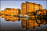 Evening Sunlight, Gloucester Docks