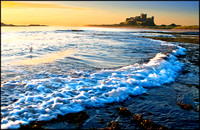 Bamburgh Castle at dawn